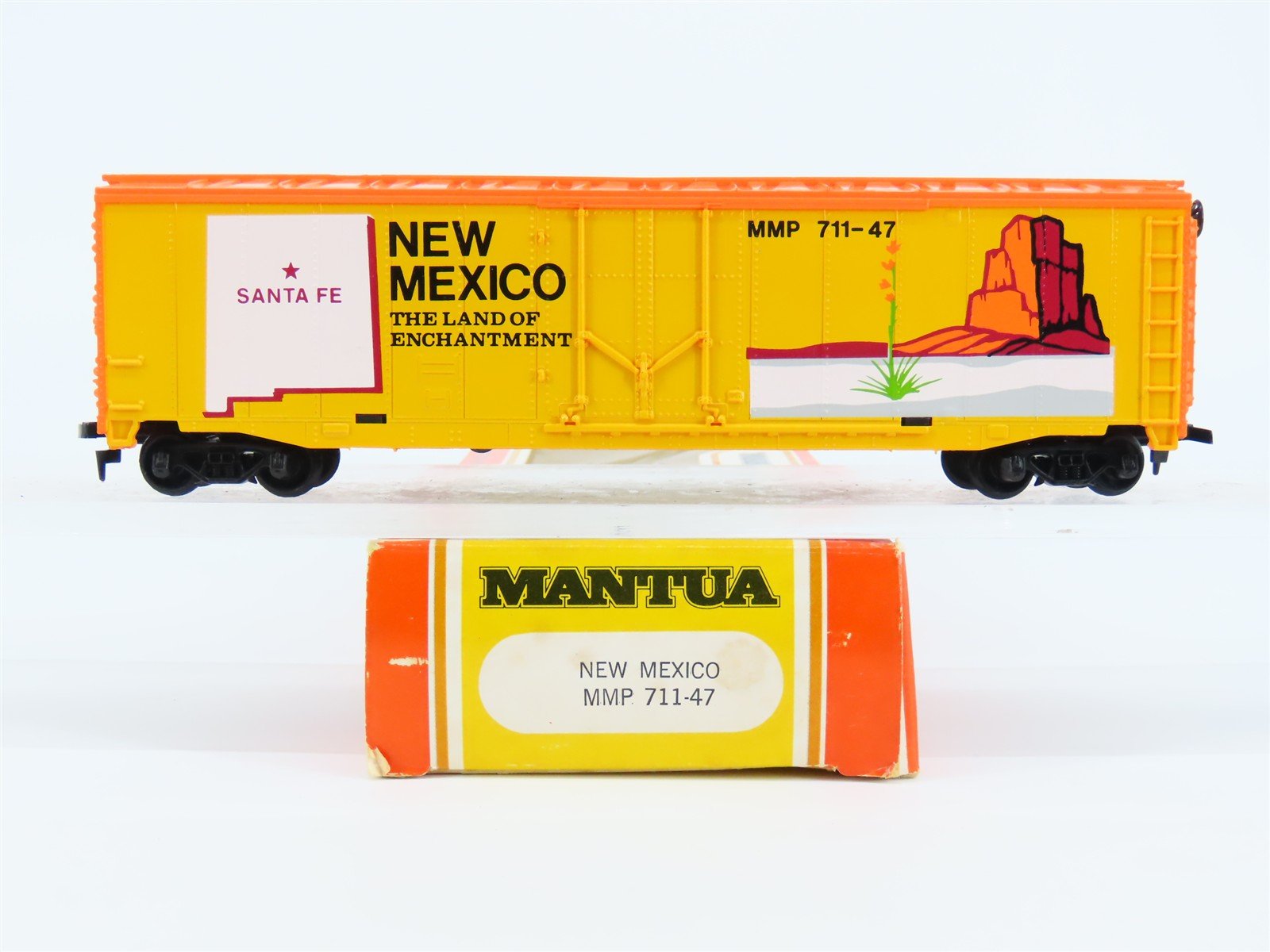 HO Scale Mantua MMP New Mexico The Land of Enchantment Box Car #711-47