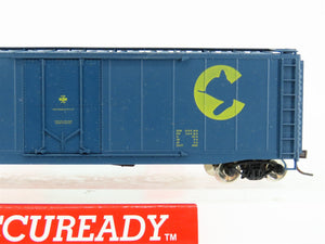 HO Scale Accurail Accuready 95121 C&O Chessie System 50' Box Car #22543