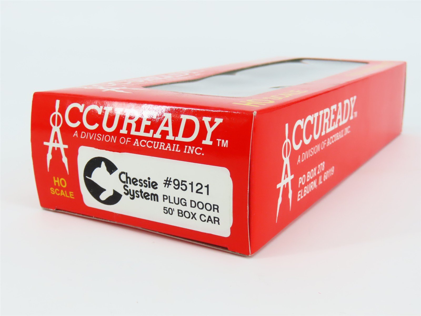 HO Scale Accurail Accuready 95121 C&O Chessie System 50' Box Car #22543