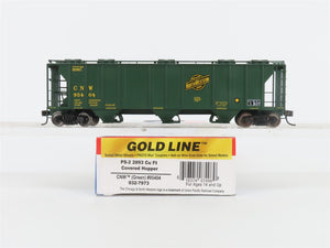 HO Scale Walthers Gold Line 932-7973 CNW PS2 3-Bay Covered Hopper #9540