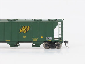 HO Scale Walthers Gold Line 932-7973 CNW PS2 3-Bay Covered Hopper #9540