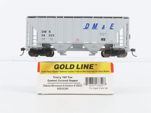 HO Walthers Gold Line 932-5381 DM&E Trinity 100-Ton 2-Bay Covered Hopper #29033
