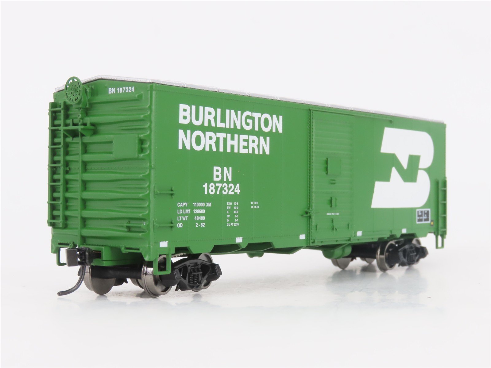 HO Walthers Mainline 910-1156 BN Burlington Northern AAR 40' Box Car #187324
