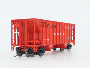 HO Walthers Mainline 910-56611 GRCX Granite Rock 34' 100-Ton 2-Bay Hopper #1842