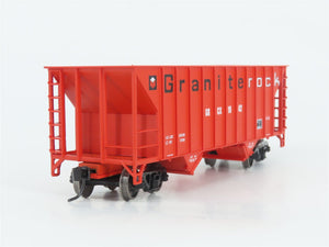 HO Walthers Mainline 910-56611 GRCX Granite Rock 34' 100-Ton 2-Bay Hopper #1842