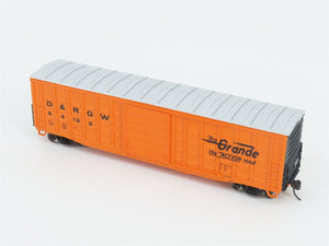 HO Scale Walthers 932-60807 D&RGW Rio Grande 50' Waffle-Side Box Car #64122