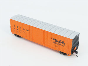HO Scale Walthers 932-60807 D&RGW Rio Grande 50' Waffle-Side Box Car #64122