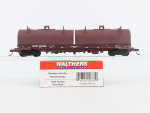 HO Scale Walthers 932-3824 BNSF Railway Round-Hood Cushion Coil Car #534005