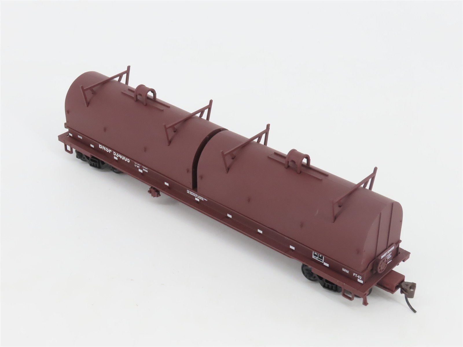 HO Scale Walthers 932-3824 BNSF Railway Round-Hood Cushion Coil Car #534005