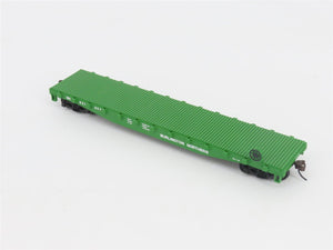 HO Scale Walthers Trainline 931-601 BN Burlington Northern 50' Flat Car #621857