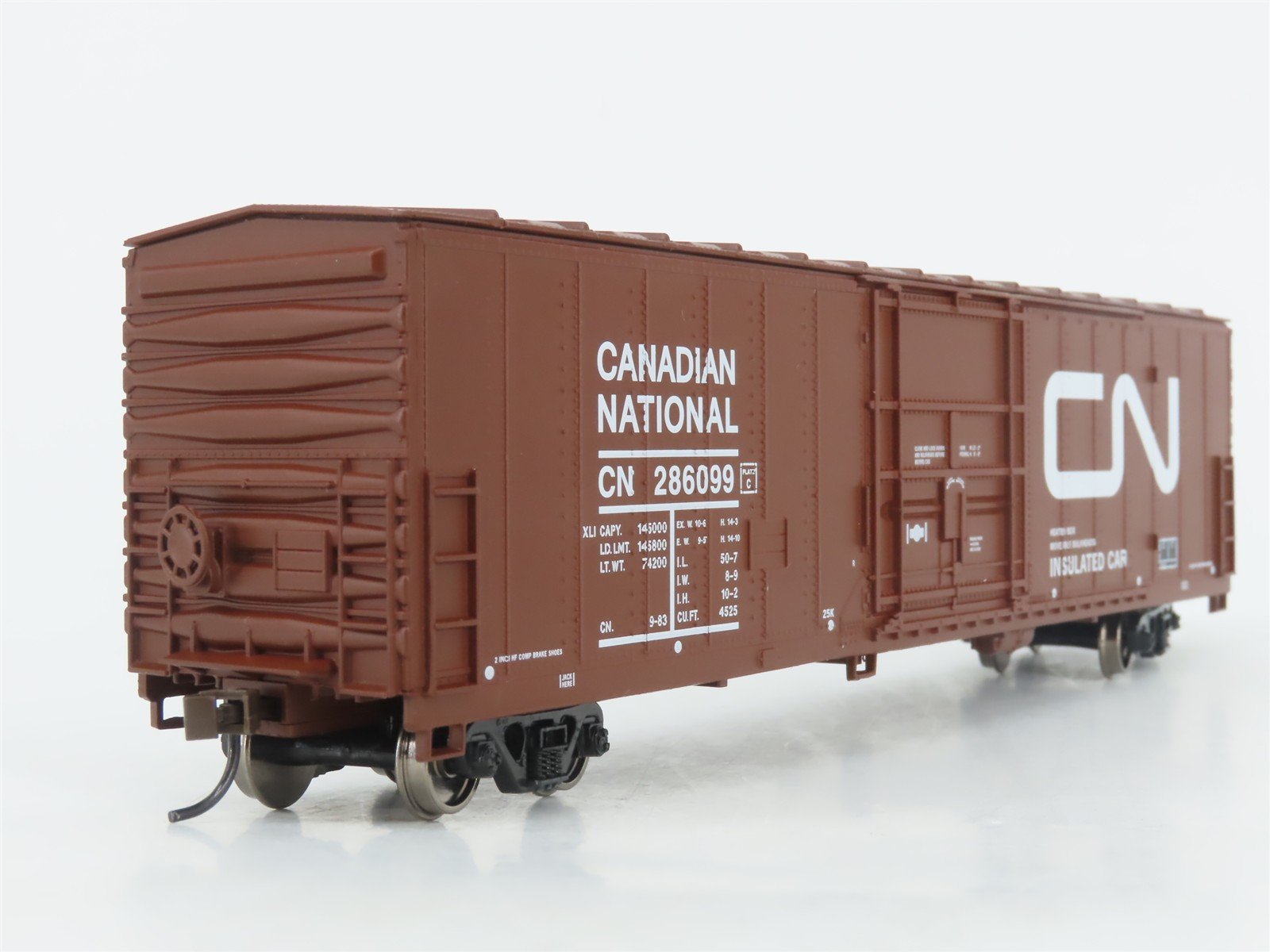 HO Walthers Trainline 931-1801 CN Canadian National Insulated Box Car #286099