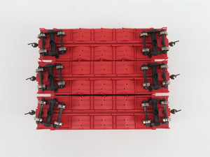 HO Walthers Gold 932-37070 FEC 40' 3-Bay Ortner Aggregate Hoppers 3-Pack w/ Load