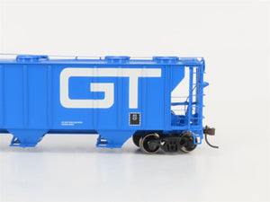 HO Scale Athearn 93726 GTW Grand Trunk Western 3-Bay Covered Hopper #113906