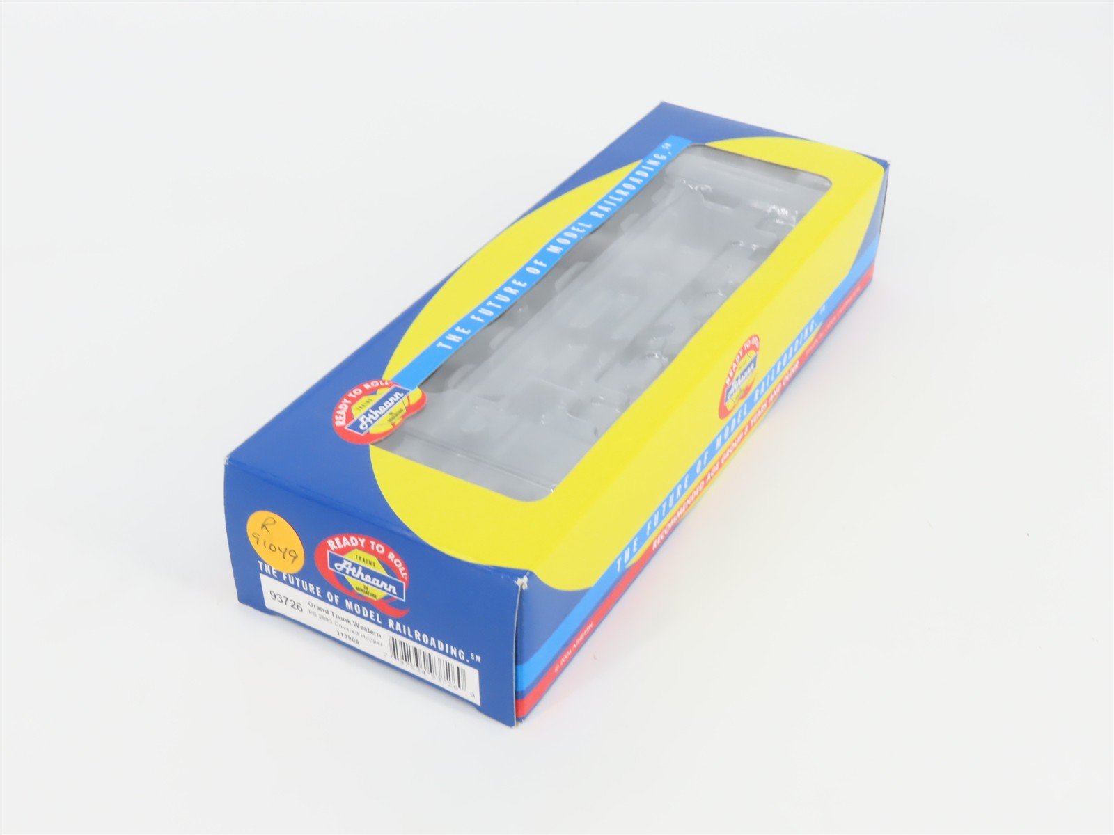 HO Scale Athearn 93726 GTW Grand Trunk Western 3-Bay Covered Hopper #113906