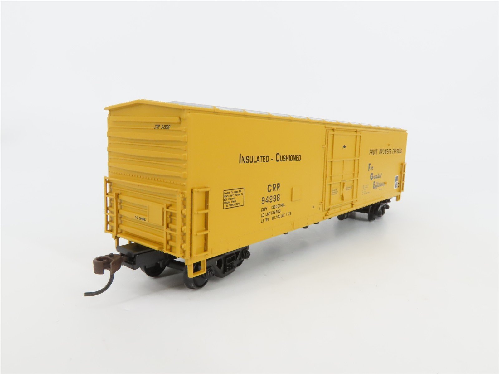 HO Athearn 91305 CRR FGE Fruit Growers Express 50' Insulated Box Car #94998