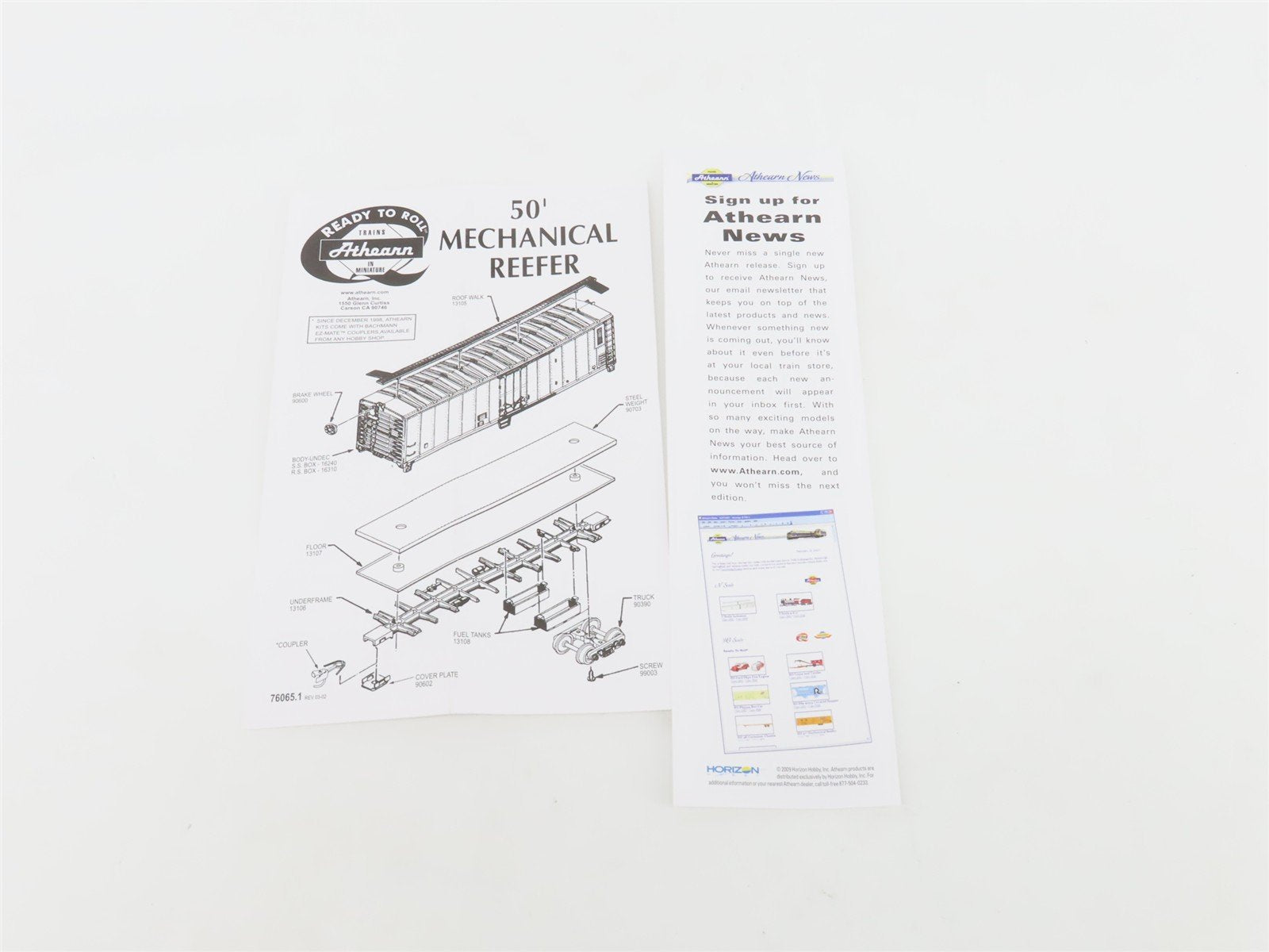 HO Scale Athearn 75474 NWMX CNW Chicago & North Western 50' Mech Reefer #61041