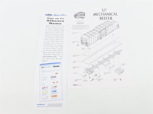 HO Scale Athearn 71190 BAR Bangor & Aroostook 57' Mech Reefer #11214
