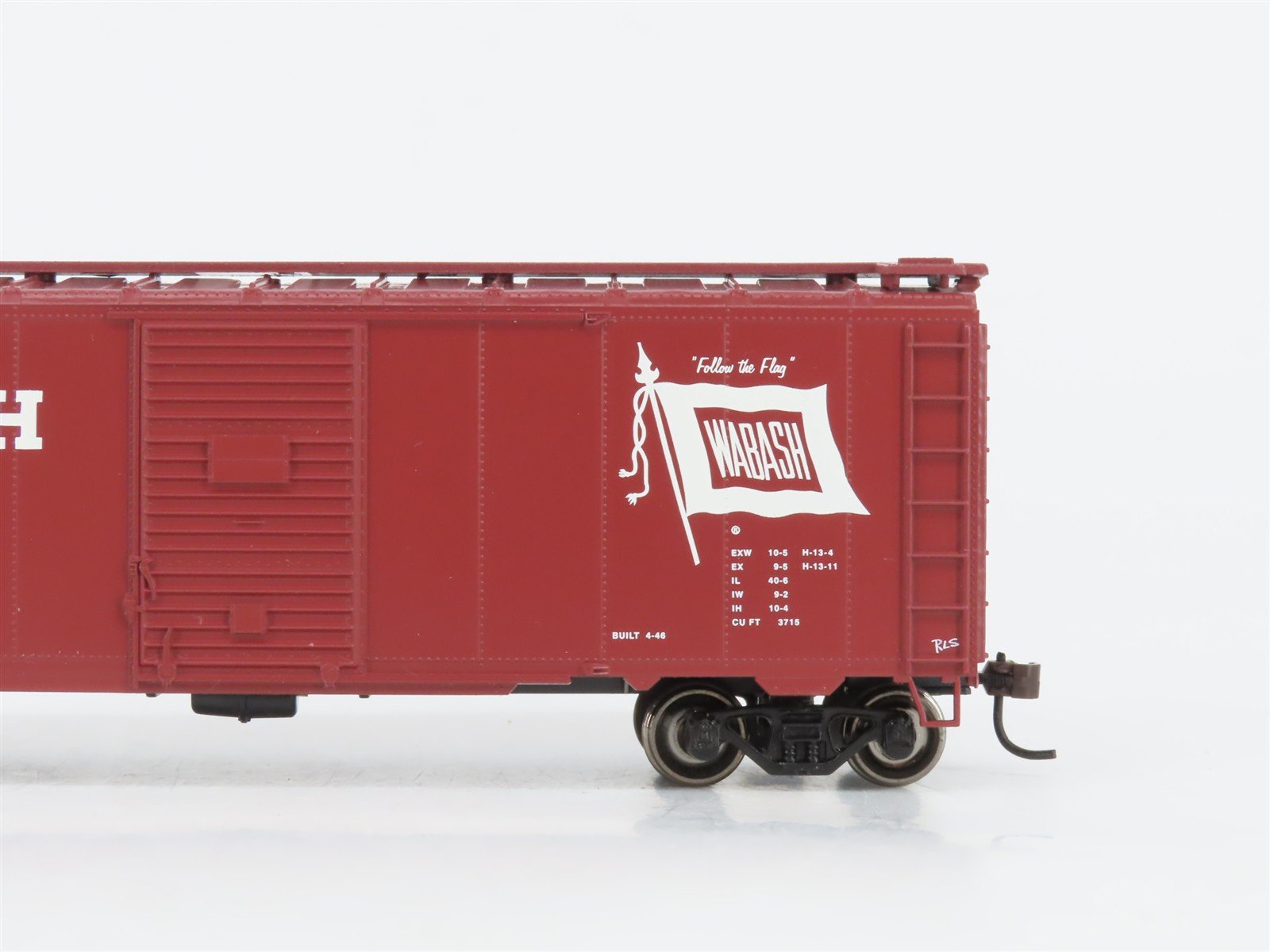 HO Scale Athearn 70010 WAB Wabash 40' Youngstown Door Box Car #60041
