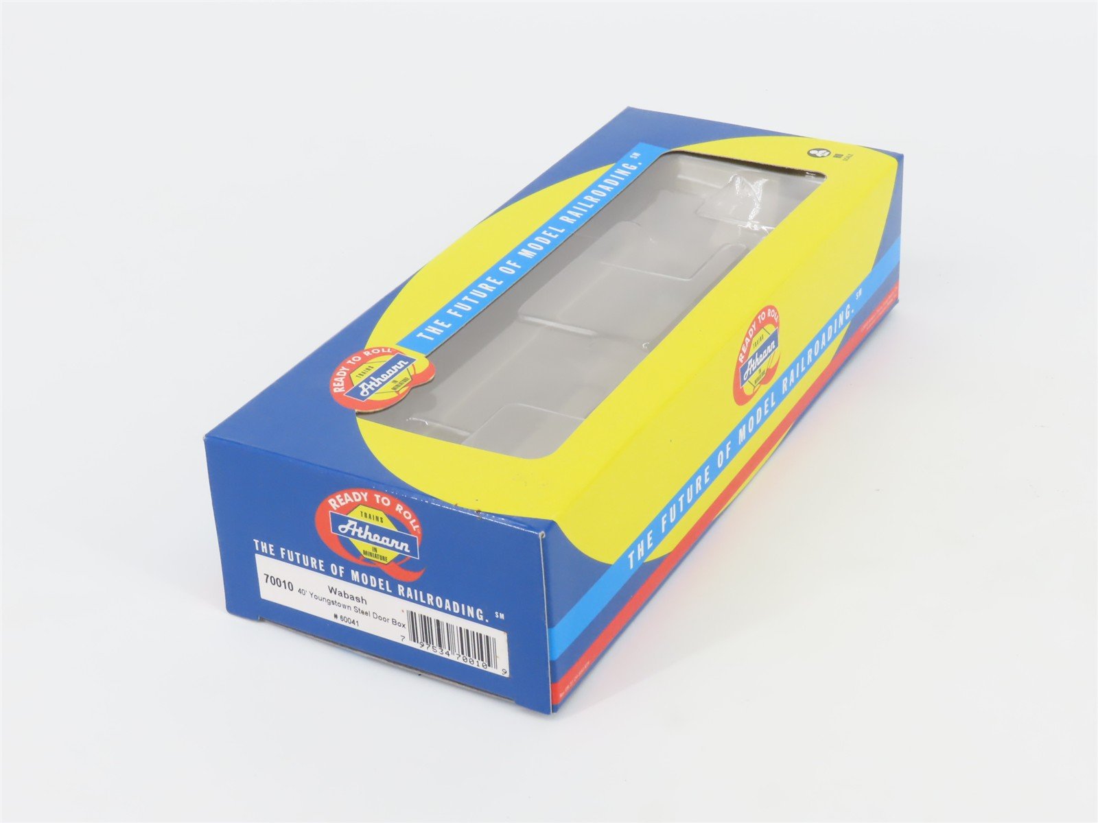 HO Scale Athearn 70010 WAB Wabash 40' Youngstown Door Box Car #60041