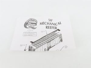 HO Scale Athearn 7553 PFE Pacific Fruit Express 50' Mech Reefer #301123