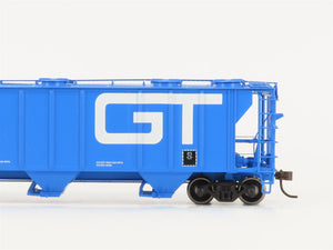 HO Scale Athearn 93726 GTW Grand Trunk Western 3-Bay Covered Hopper #113906
