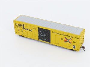 HO Scale Athearn 92846 ABOX Railbox (early) FMC 50' Combo Door Box Car #51235