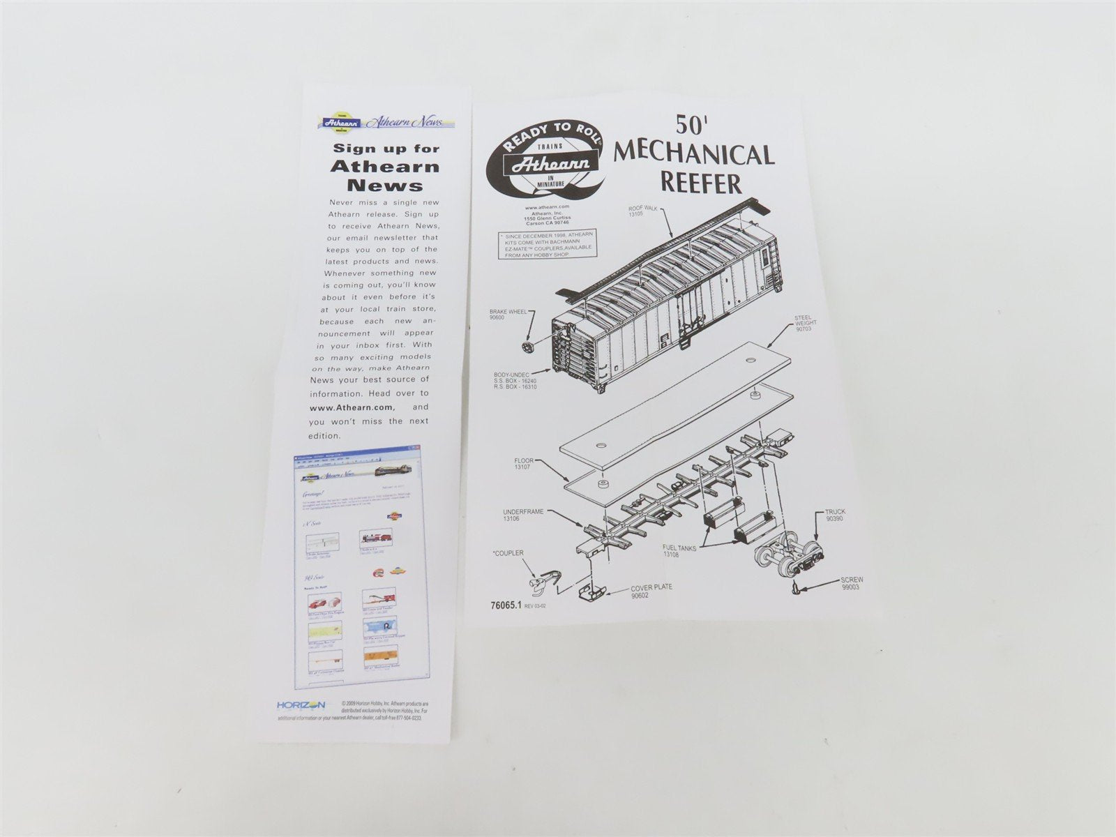 HO Athearn 75460 ARMN Union Pacific Chilled Express 50' Mech Reefer #902006
