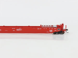 HO Scale Athearn 91101 GBRX 56' Well Car #2853 w/ 4 28' Containers
