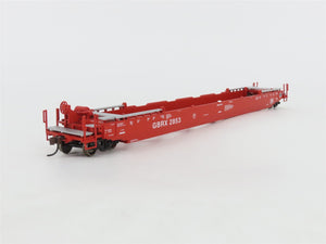 HO Scale Athearn 91101 GBRX 56' Well Car #2853 w/ 4 28' Containers