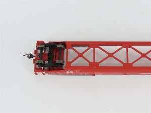 HO Scale Athearn 91101 GBRX 56' Well Car #2853 w/ 4 28' Containers