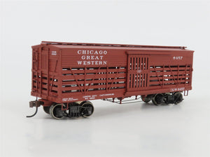 HO Scale Roundhouse 84205 CGW Chicago Great Western 36' Stock Car #8457