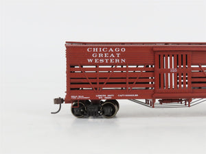 HO Scale Roundhouse 84205 CGW Chicago Great Western 36' Stock Car #8457
