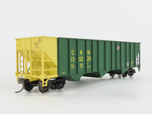 HO Scale Bowser Executive 40628 CNW Chicago & North Western 3-Bay Hopper #135229