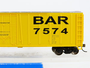 HO Scale Bachmann Silver Series 17908 BAR Bangor & Aroostook 50' Reefer #7574
