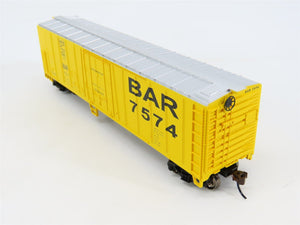 HO Scale Bachmann Silver Series 17908 BAR Bangor & Aroostook 50' Reefer #7574