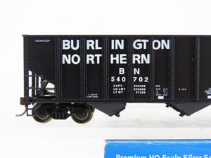 HO Bachmann Silver Series 18703 BN Burlington Northern 3-Bay Open Hopper #540702