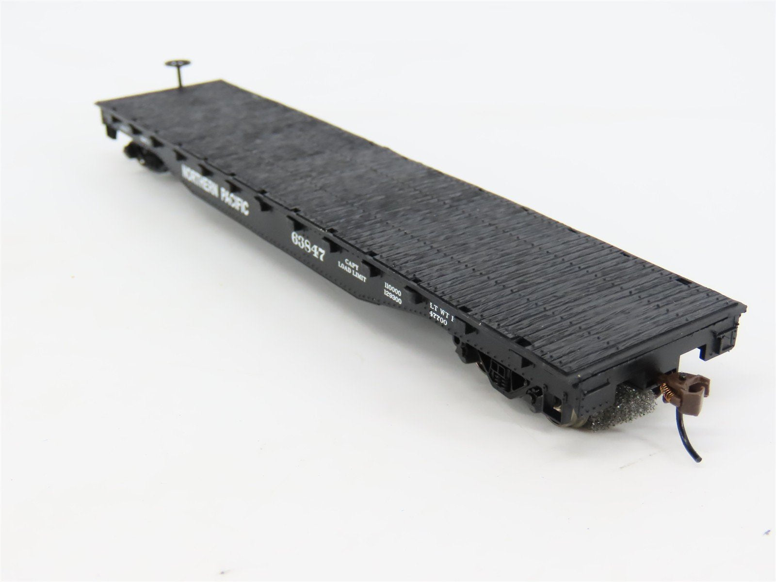 HO Scale Bachmann Silver Series 17333 NP Northern Pacific Flat Car #63847