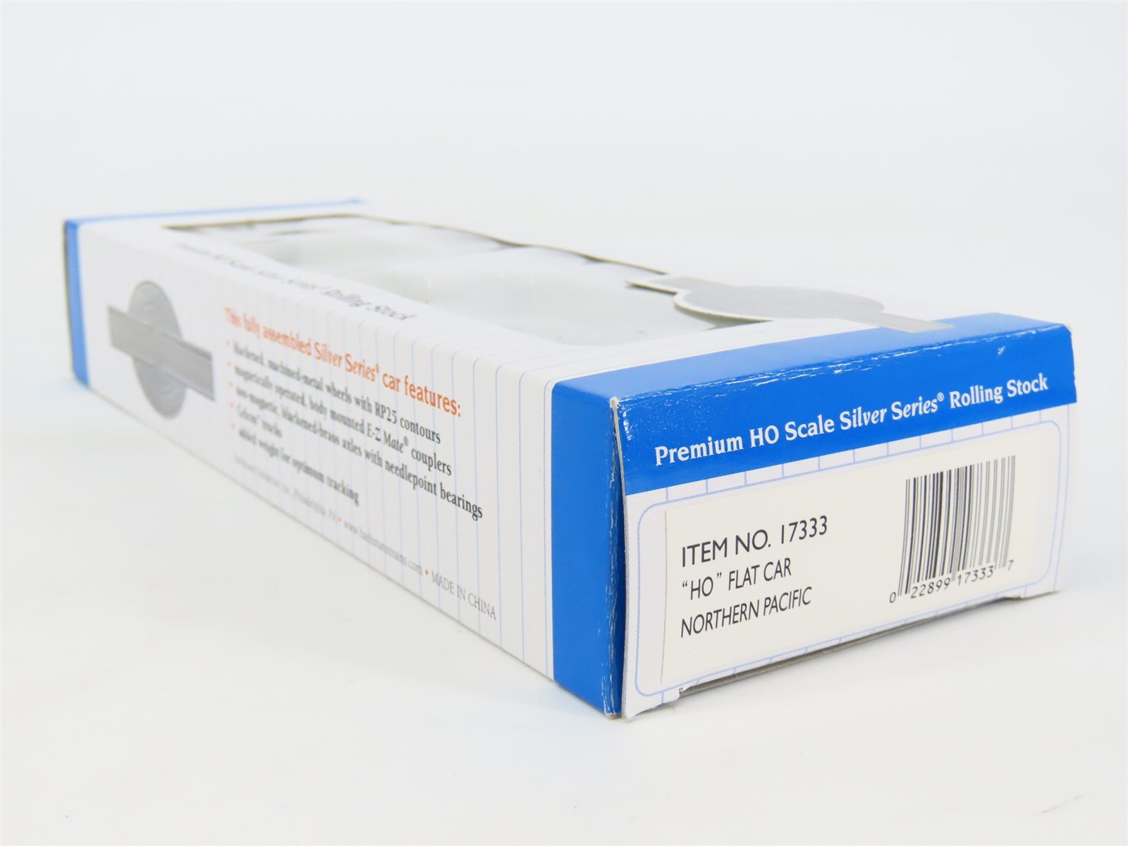 HO Scale Bachmann Silver Series 17333 NP Northern Pacific Flat Car #63847