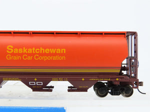 HO Bachmann Silver Series 19140 SKNX Saskatchewan Cylindrical Hopper #397387