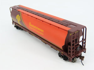 HO Bachmann Silver Series 19140 SKNX Saskatchewan Cylindrical Hopper #397387