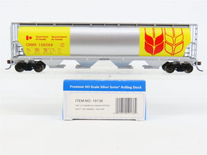 HO Scale Bachmann Silver Series 19136 CNWX Govt. of Canada 4-Bay Hopper #106068