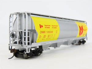 HO Scale Bachmann Silver Series 19136 CNWX Govt. of Canada 4-Bay Hopper #106068