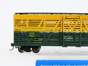 HO Bachmann Silver Series 18541 CNW Chicago & North Western 40' Stock Car #14332
