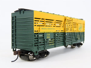 HO Bachmann Silver Series 18541 CNW Chicago & North Western 40' Stock Car #14332