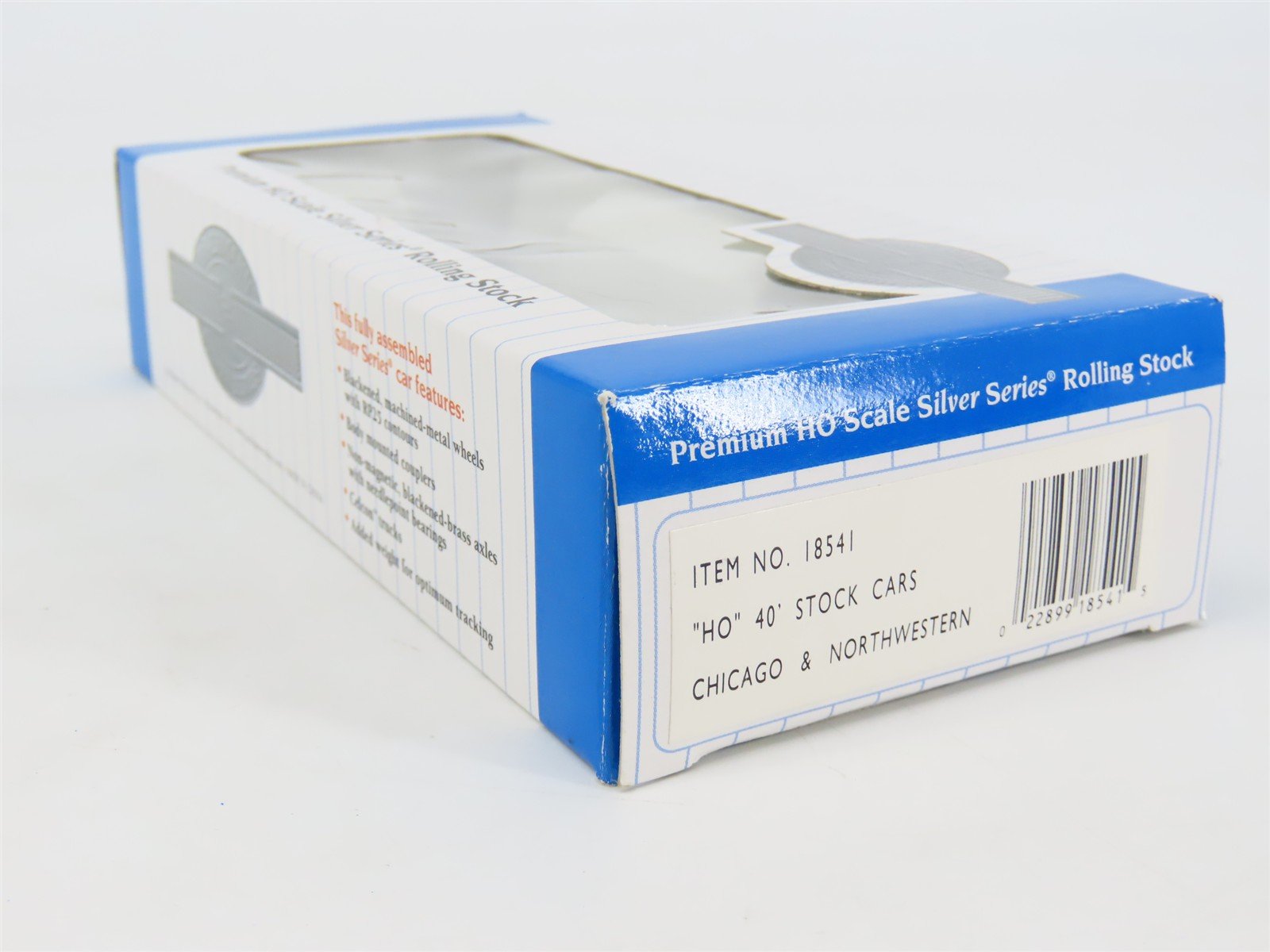 HO Bachmann Silver Series 18541 CNW Chicago & North Western 40' Stock Car #14332