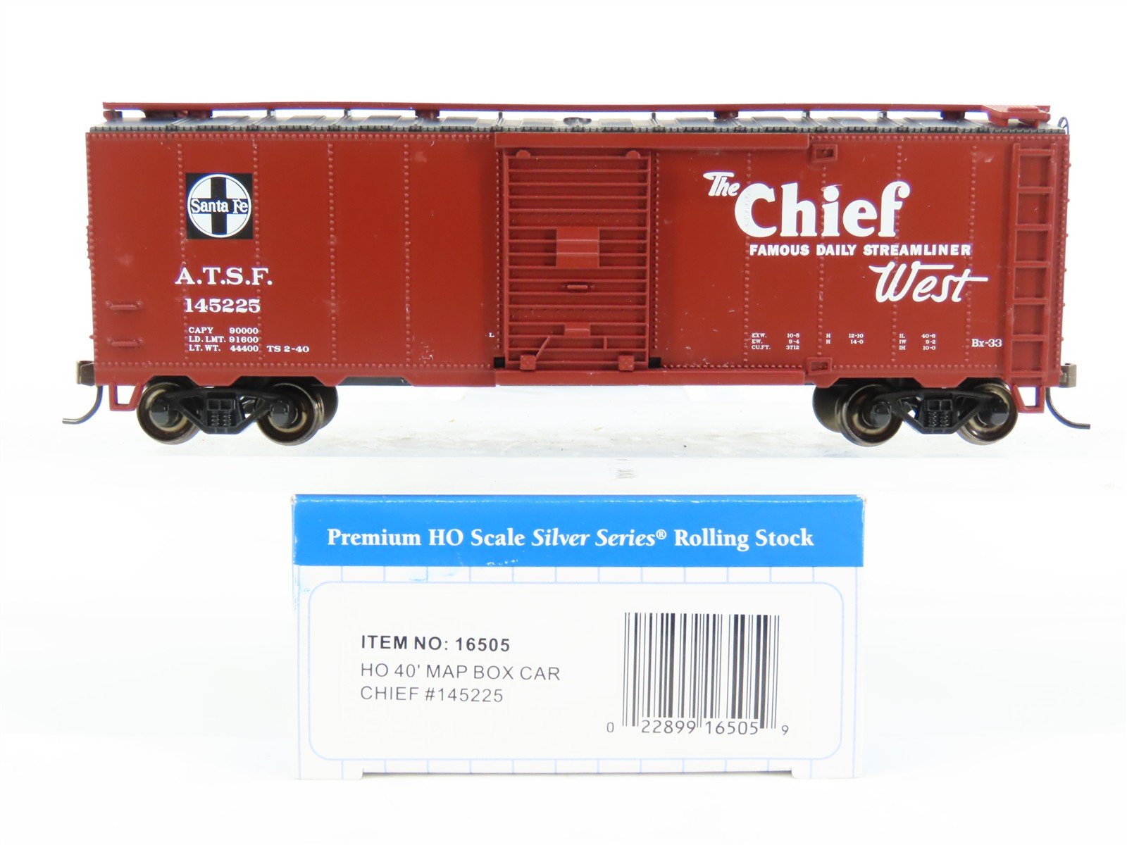 HO Bachmann Silver 16505 ATSF Santa Fe 
