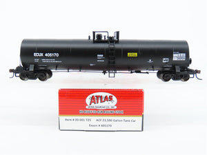 HO Scale Atlas Master Line 20001725 ECUX Exxon ACF 23,500 Gallon Tank Car 405170