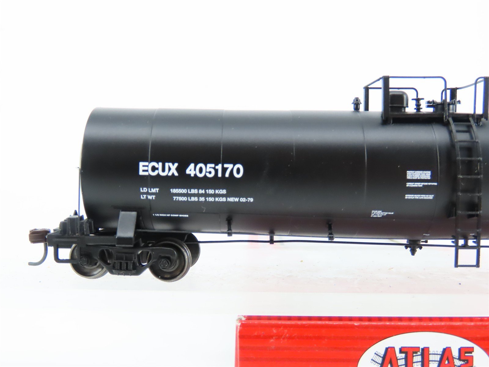 HO Scale Atlas Master Line 20001725 ECUX Exxon ACF 23,500 Gallon Tank Car 405170