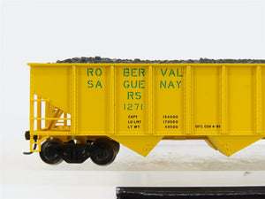 HO Atlas Trainman 20001242 RS Roberval & Saguenay 3-Bay Hopper #1271 w/ Load