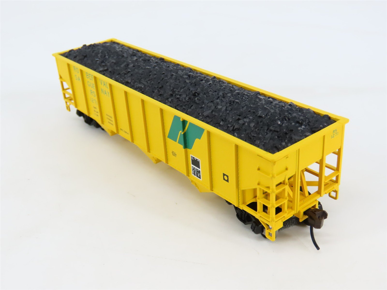 HO Atlas Trainman 20001242 RS Roberval & Saguenay 3-Bay Hopper #1271 w/ Load